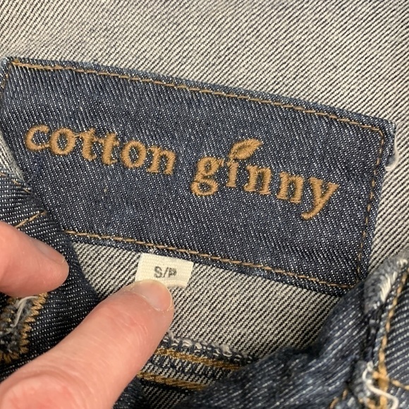 Vintage Cotton Ginny Women’s Jean Denim Jacket Size Small - Picture 4 of 7